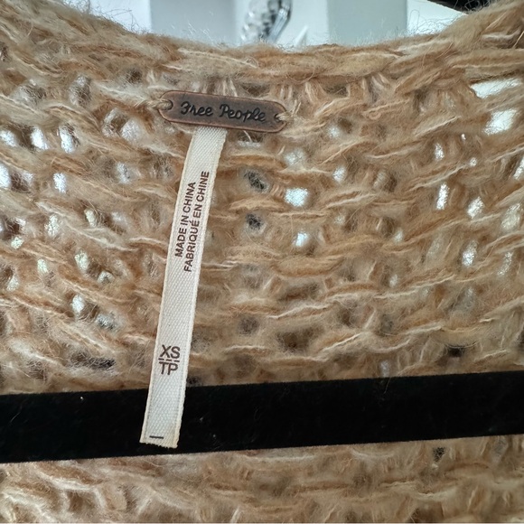 Free People Tan Knit Cardigan - Picture 3 of 5